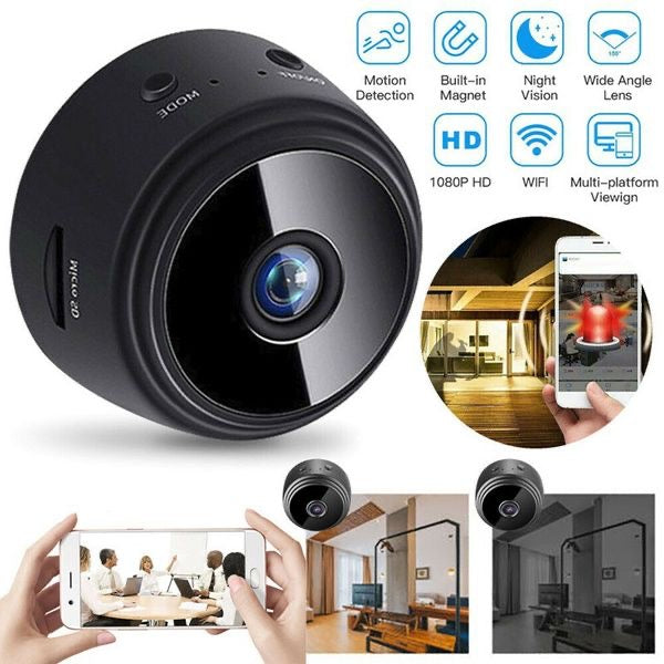 A9 Mini WiFi HD 1080P CAMERA | NIGHT VISION | MAGNETIC CAMERA | VIDEO RECORDING WITH VOICE | LIVE VIEW ON MOBILE ANYWHERE