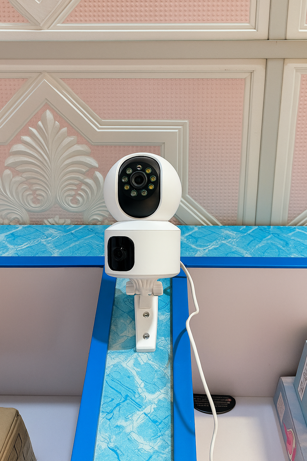 Double Lens HD WiFi CCTV Smart Camera | 360° Security | Type-C
