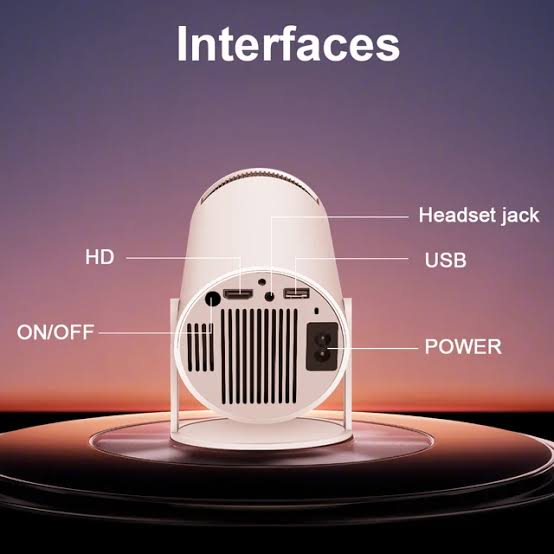Mobile HY300 Pro Projector Portable Android 4K - HD RESULT WiFi