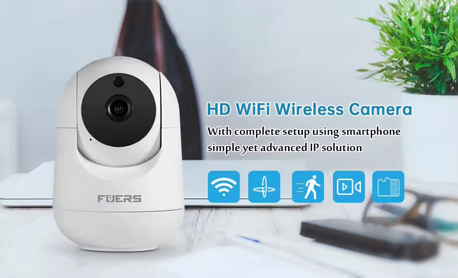 4K Indoor Smart WiFi Security Camera | Home Surveillance & Motion Detection