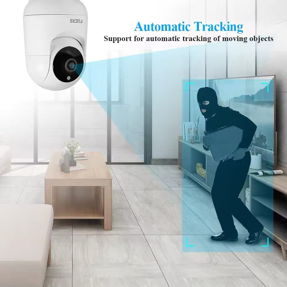 4K Indoor Smart WiFi Security Camera | Home Surveillance & Motion Detection