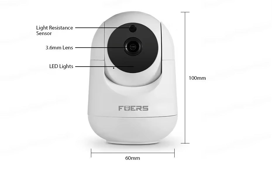 4K Indoor Smart WiFi Security Camera | Home Surveillance & Motion Detection
