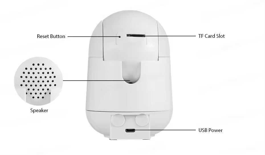 4K Indoor Smart WiFi Security Camera | Home Surveillance & Motion Detection