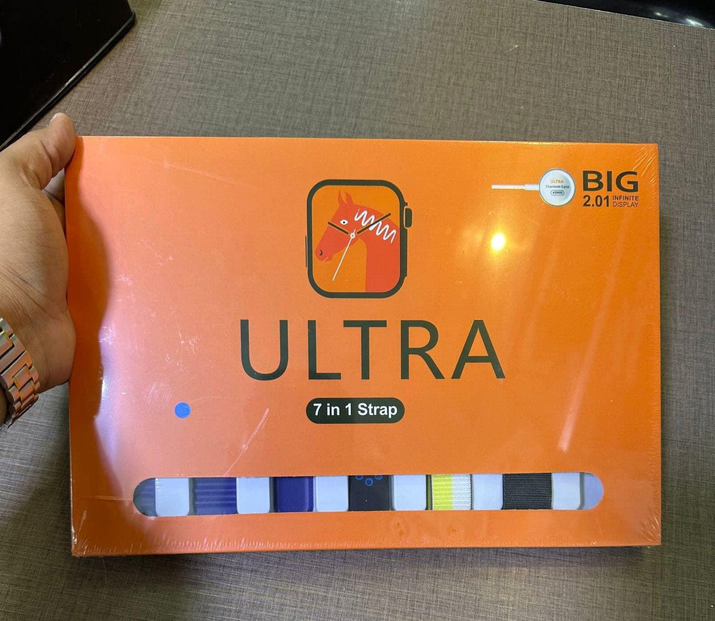 ULTRA 9 WITH 7 STRAPS | Apple Smart Watch 1.1 CLONE 7 straps 49mm BT calling