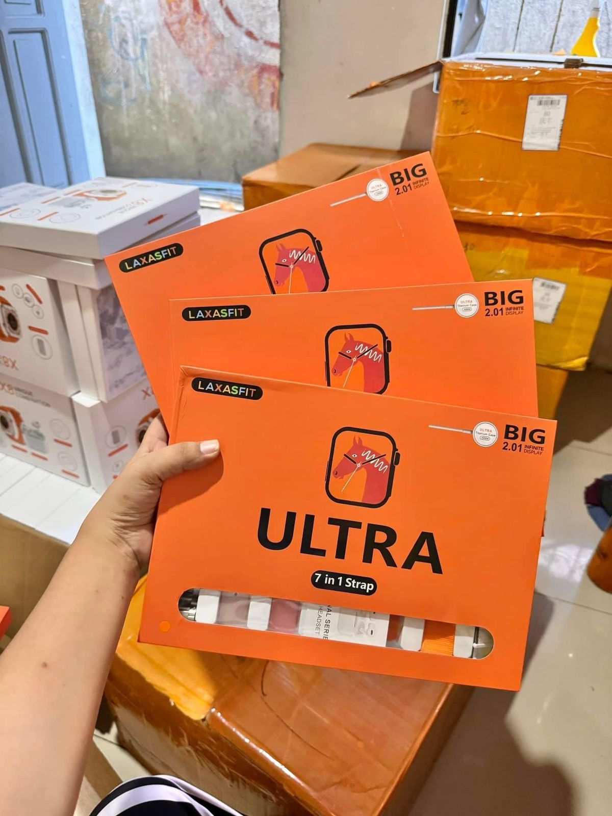 ULTRA 9 WITH 7 STRAPS | Apple Smart Watch 1.1 CLONE 7 straps 49mm BT calling