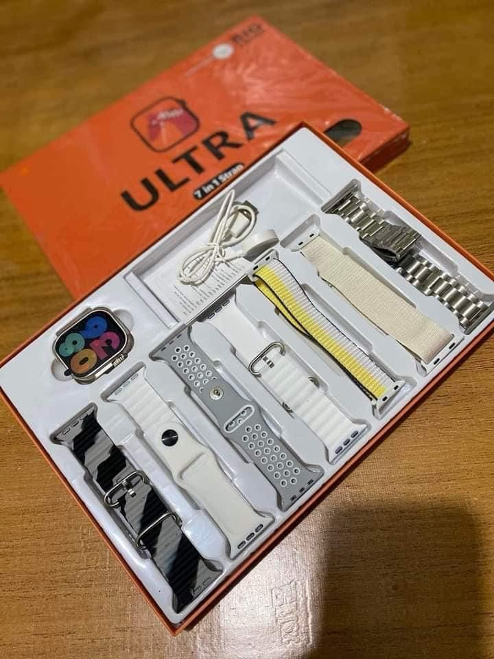 ULTRA 9 WITH 7 STRAPS | Apple Smart Watch 1.1 CLONE 7 straps 49mm BT calling