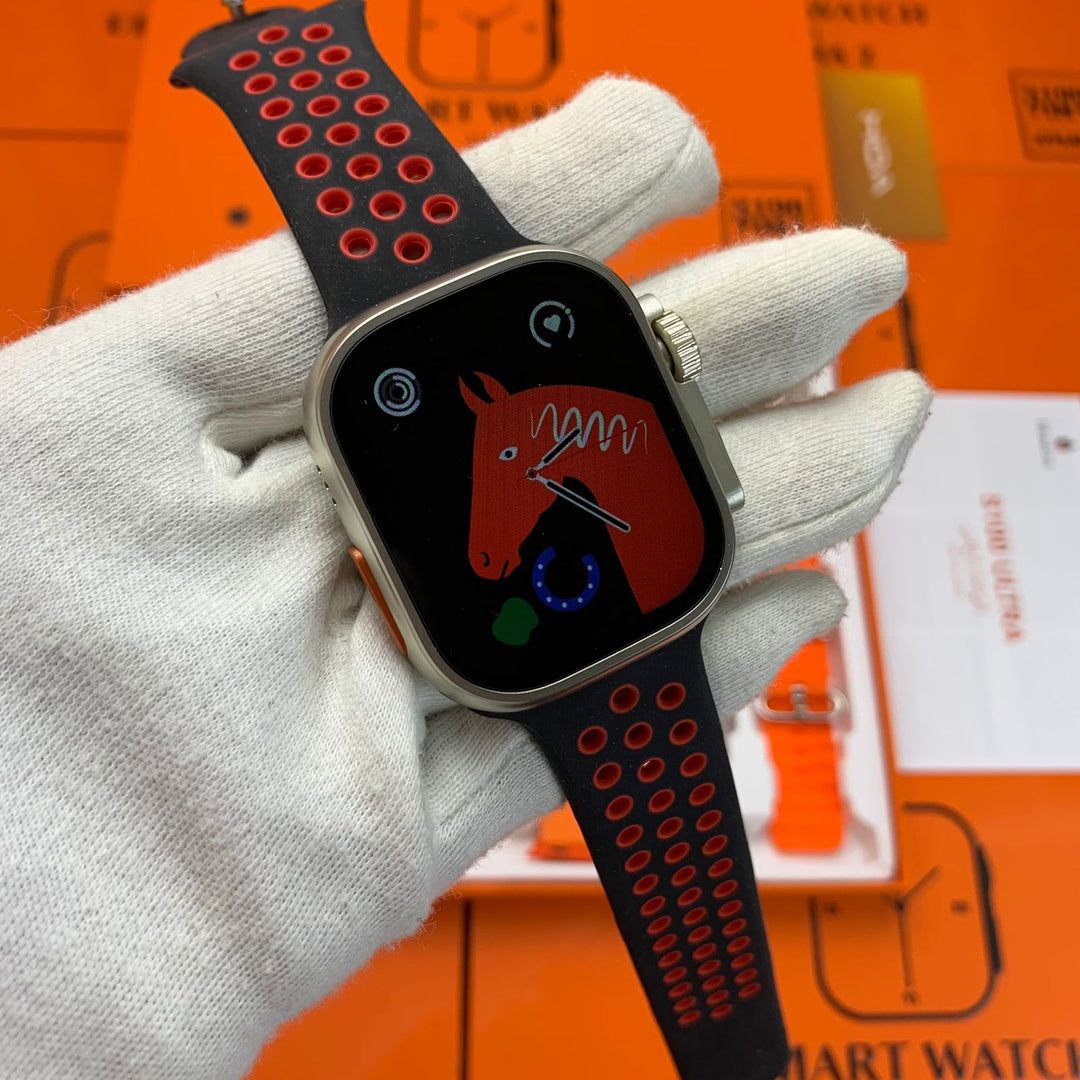 Apple Smart Watch 1.1 CLONE S100 FENDIOR GERMANY ULTRA 9 7-Straps FREE CASE