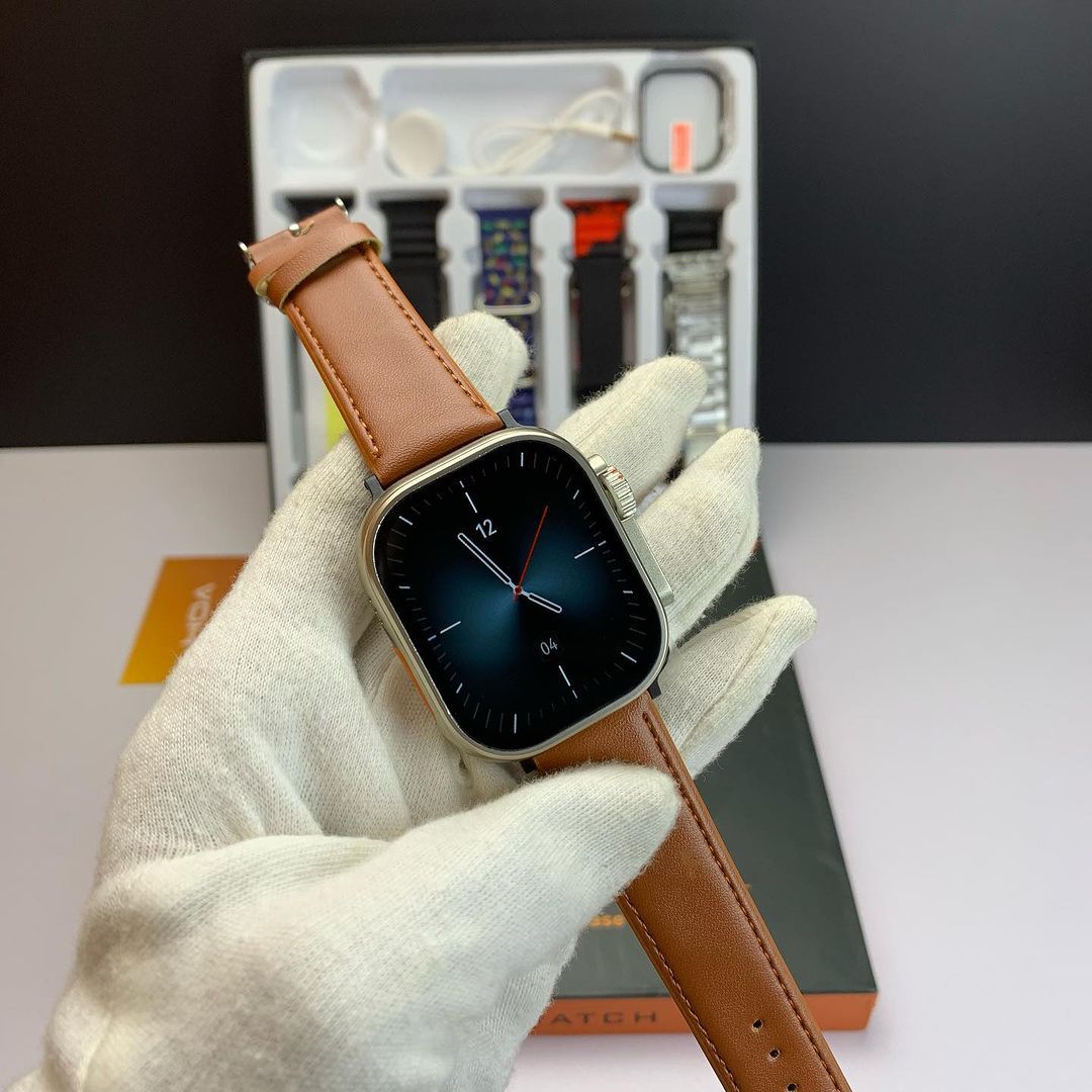 Ultra 10 in 1 Strap | Apple Smart Watch | 2.0 HD display Screen | 49mm | Wireless Charging | GIFT PACK