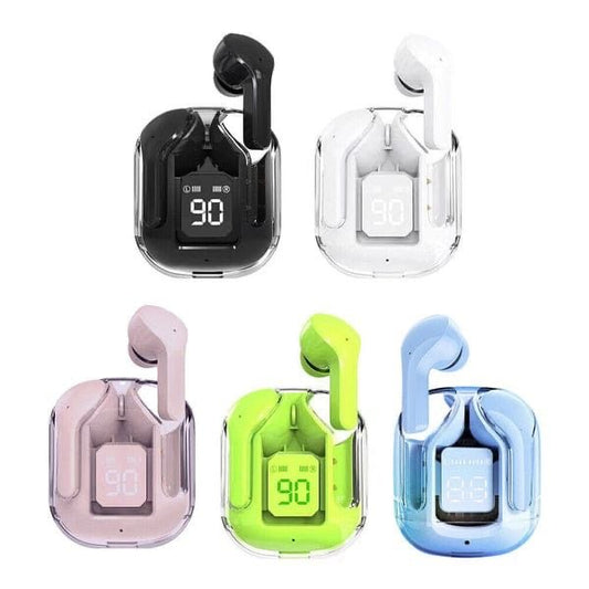 AIR 31 TRANSPARENT EARBUDS BLUETOOTH 5.0 BEST BASS SOUND WITH FREE CASE