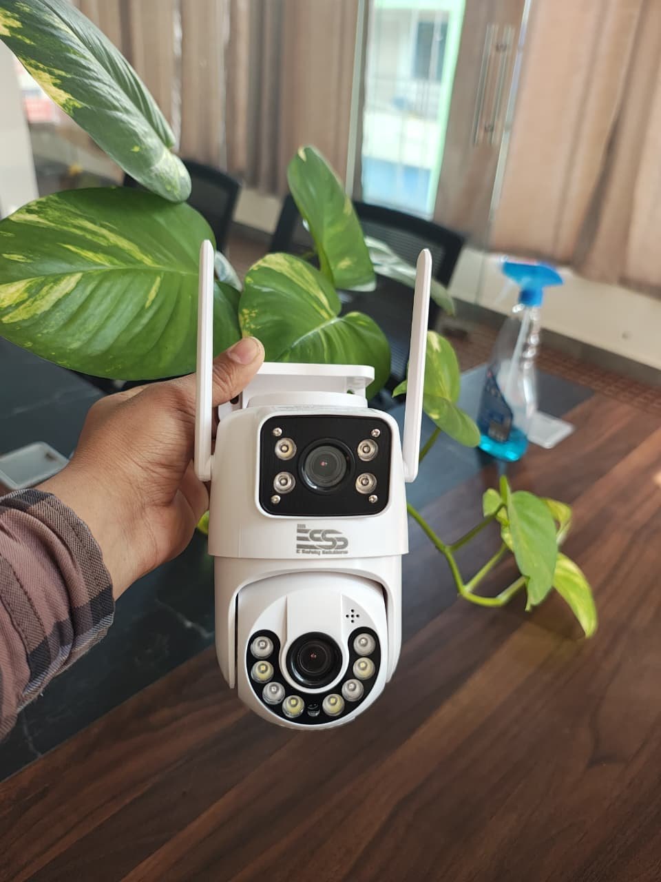 6MP HD PTZ OUTDOOR WIFI CCTV DOUBLE LENZ CAMERA 360 SECURITY