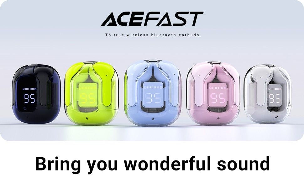 AIR 31 TRANSPARENT EARBUDS BLUETOOTH 5.0 BEST BASS SOUND WITH FREE CASE