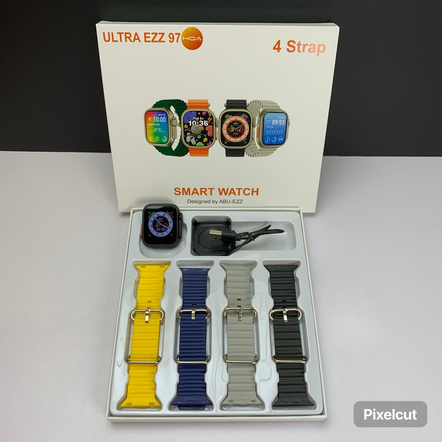 ULTRA 9 WITH 4 STRAPS | APPLE SMART WATCH | BT CALLING 4in1