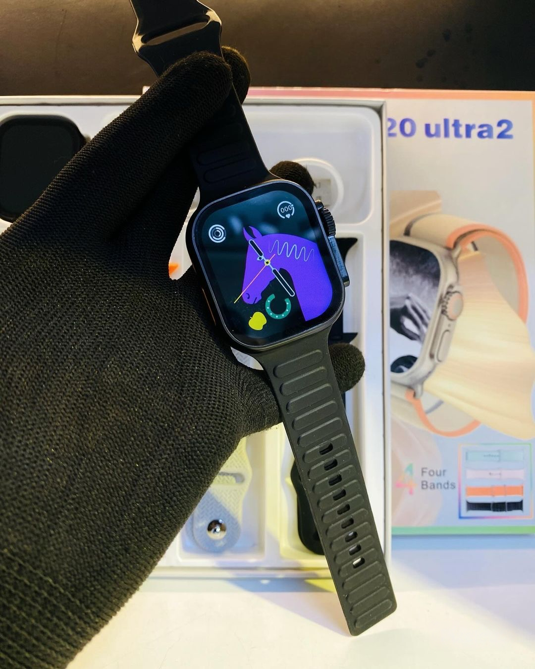 T20 ULTRA 2 WITH 4 STRAPS | 4in1 | BT CALLING APPLE SMART WATCH