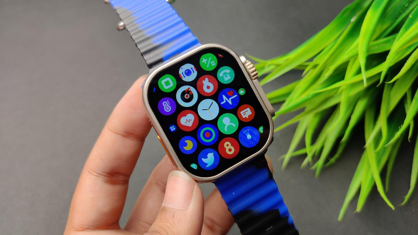 APPLE SMART WATCH Z40 ULTRA | 7 STRAPS | 7in1 | BT CALIING WATCH 49MM | FREE PROTECTOR INSIDE